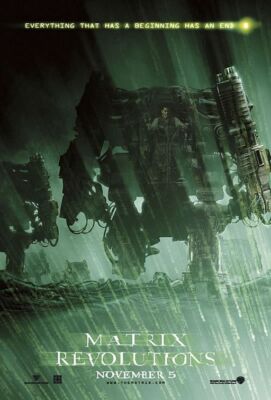 The Matrix Revolutions (Zweiseitig Stil D) Original Filmposter Apu Mechs