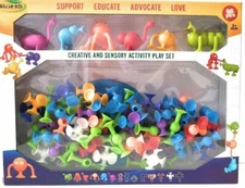 Building Suction Cups - Sensory Toy - Kids toys - 96 PIECES 