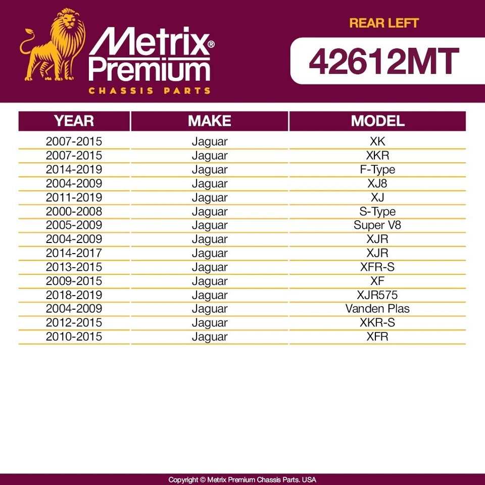 Link de barra oscilante traseira esquerda para Jaguar S-Type F-Type XJ XF XK XKR XJR K750339 - Imagem 2 de 4