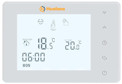 Digitales Batterie-Thermostat zur Wandmontage - 2 Kabel.