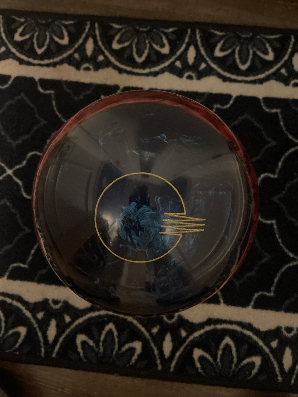 Rare Quantum Double Helix Undrilled Vintage Bowling Ball eBay