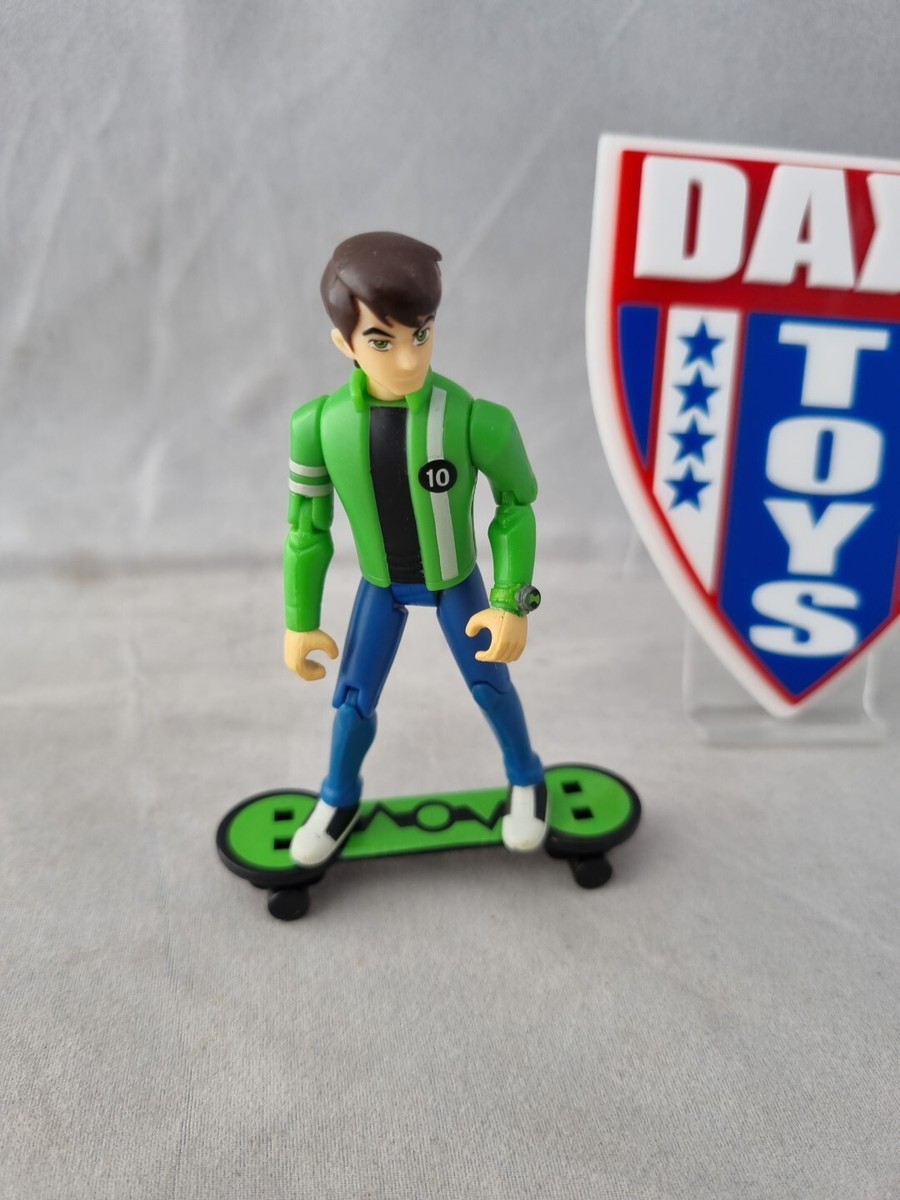 Ben 10 Figure Ben Tennyson With Skateboard