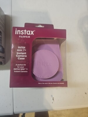 Fuji Fujifilm Instax 7s Chevron Groovy Case Purple