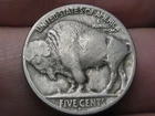 1927 D Buffalo Nickel 5 Cent Piece- Denver, VG Details