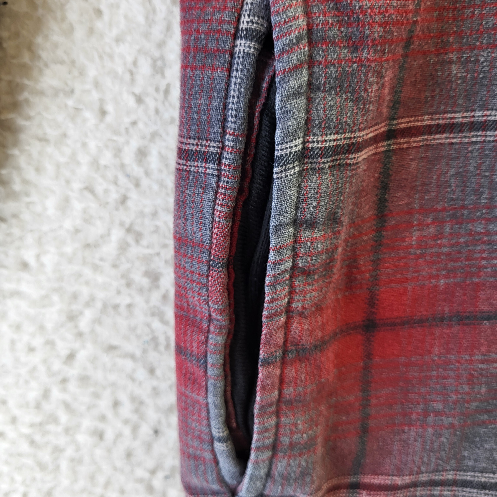 Rugged Elements Shacket Mens Large Red Fleece Lin… - image 11