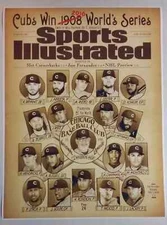 Chicago Cubs Sports Illustrated 2016 Cover Poster World Series Champion Baseball