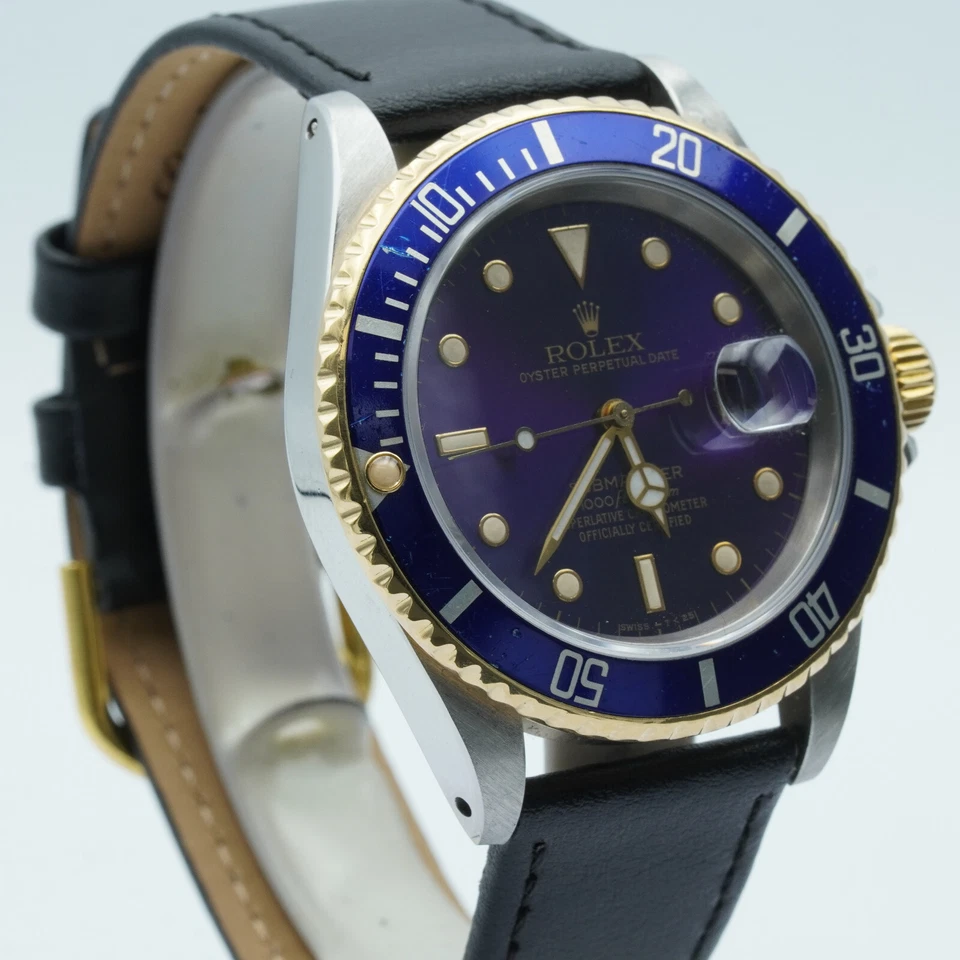 ROLEX SUBMARINER HERREN UHR 40MM 16613 STAHL/GOLD SCHÖNER ZUSTAND VINTAGE - Bild 2 von 4
