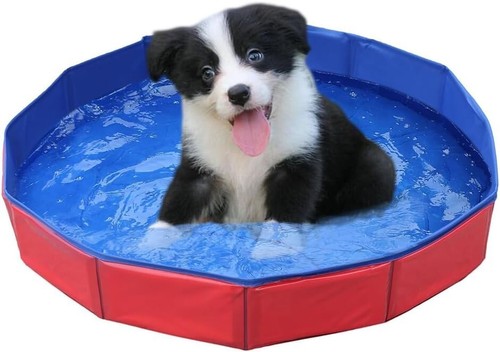 Faltbarer Hundepool PVC 58cm Durchmesser Wasserspiel für kleine Hunde - Bild 3 von 12