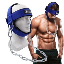 Weightlifting Neck Head Harness Strength Workout with Chain Neck Trainer
