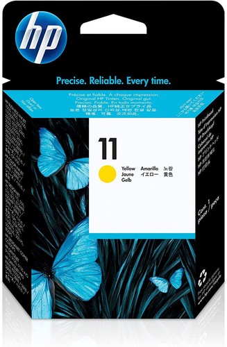 HP 11 ORIGINAL KOPF SCHWARZ MAGENTA CYAN GELB C4810A C4812A C4811A C4813A - Bild 11 von 16