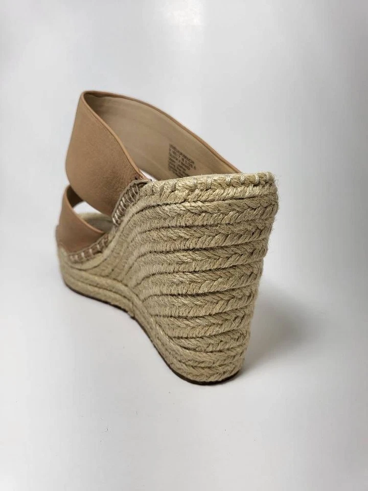 Kenneth Cole 女式 Olivia X Band Espadrilles 厚底高跟鞋 Sand 9 M 全新 — 第 4/4 张图片