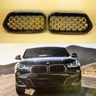 NEW! Front Grille 2018~2020 Fit BMW X2 F39 Diamond Gloss Black
