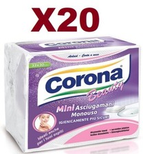 20PZ ASCIUGAMANI MINI MONOUSO CORONA BEAUTY 33x30 CM PER PARRUCCHIERI ESTETISTA