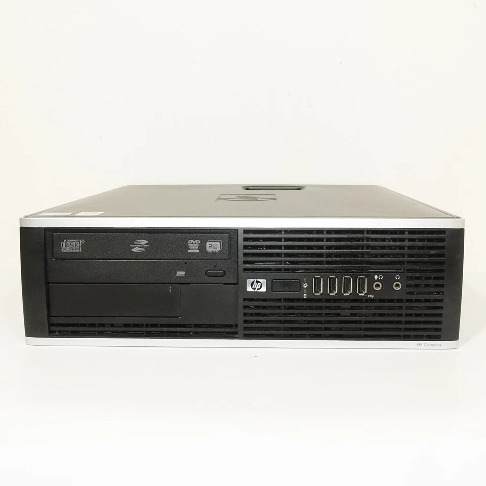 Computer System HP 8000 Elite Intel Core2Duo E8400 3GHz Dell 17 Monitor Keyboard - Image 3 of 4