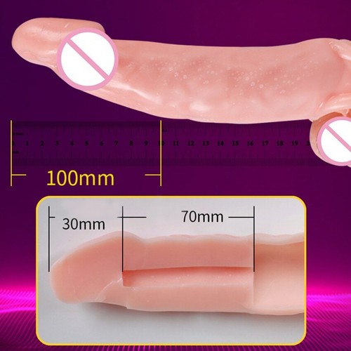 Pene Elástico Enorme Suave Reutilizable, Para adultos Yuguete Sexual No Tóxico - Imagen 5 de 8