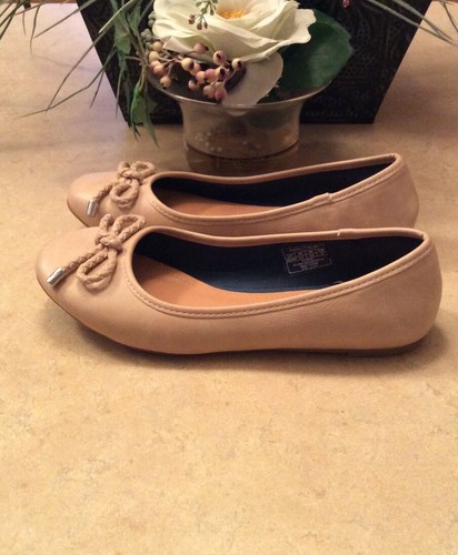 New Nautica Solana Beige Leather Ballet Flats Size 6.5, $75 - Picture 4 of 9