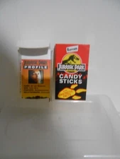 Barratts Jurassic Park  (Dr Ian Malcolm) Empty Sweet Packet incl. Slider