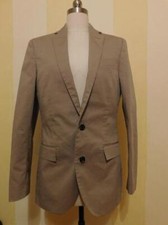JCrew 298 Ludlow suit jacket in Italian stretch chino G1107 40S Khaki