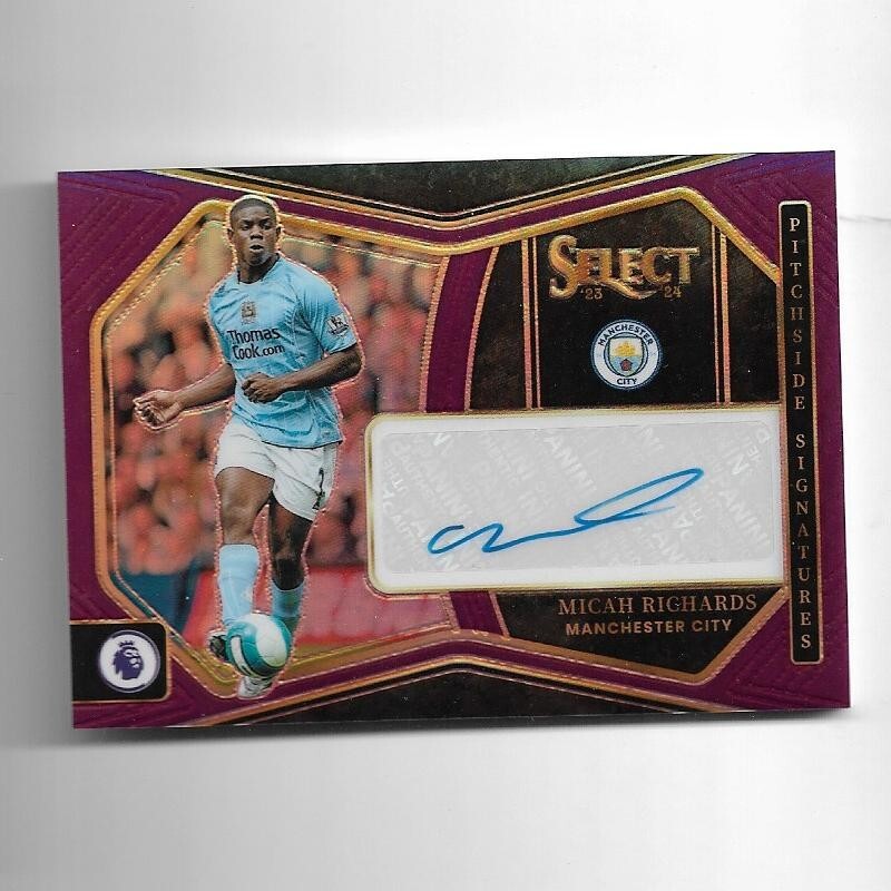 PANINI SELECT SOCCER プリシッチ 2023-24 Panini Select EPL Soccer Purple Mojo Refractor