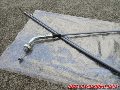 Honda CB125 CB175 K6 CB200 CB200T Throttle Cable P/N 17910-342-000 Reproduction - Picture 4 of 5