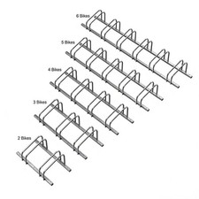 Multi Bike Storage Rack Heavy Duty Steel Bicycle Stand Garage Garden Floor Mount