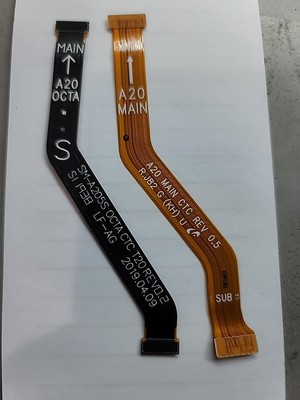 Cables For Samsung Galaxy A20 Sm-A205u Lcd Cable And Charging Cable Original