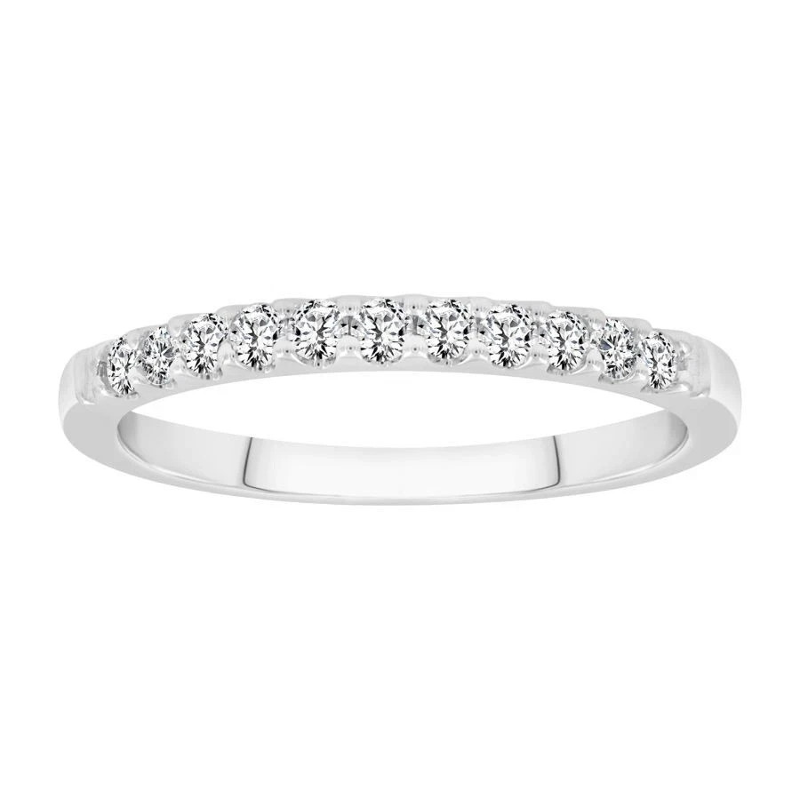 Wedding Eternity Band Natural Diamond Round 0.50 Ct 950 Platinum Size 5 6 7 8