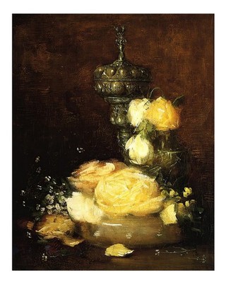 Elegant Flower Still Life Wall Art for Home Decoration Classical
