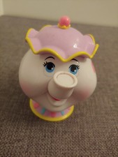 Disney Beauty  The Beast Plastic Tea pot Mrs Potts Figure 3.5"