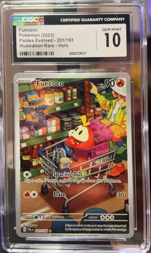 Fuecoco graded CGC 10 for sale on eBay