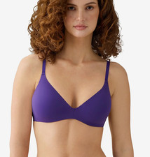 Wacoal 32A Comfort First Wire Free Memory Foam T-Shirt Bra NWOT 856339 IndigoPur
