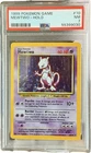 1999 POKEMON GAME #10 MEWTWO-HOLO PSA 7 NM