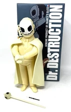 Muttpop Lucha Libre Dr.Destruction Glow In The Dark Designer Art Vinyl Toy