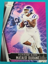 2022 SAGE #124 Mataeo Durant Duke Blue Devils FOOTBALL Card G7
