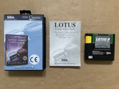 Sega Mega Drive Lotus Turbo Challenge Pal Version CIB schneller Versand am nächsten Tag