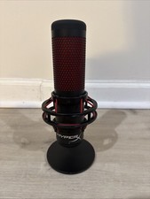 HyperX QuadCast Wired Multi-Pattern Electret Condenser Microphone - HX-MICQC-BK