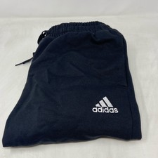 adidas Essentials Fleece Regular Tapered Pants Black/White S
