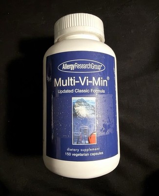 Allergy Research Group - Multi-Vi-Min  - 150 Vegetarian Capsules - Exp 07/2026