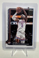 Topps 2025-26 Shai Gilgeous-Alexander #115 Oklahoma City Thunder Base Set