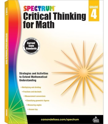 Spectrum Grade 4 Critical Thinking for Math Workbook, Multiplication,... 
