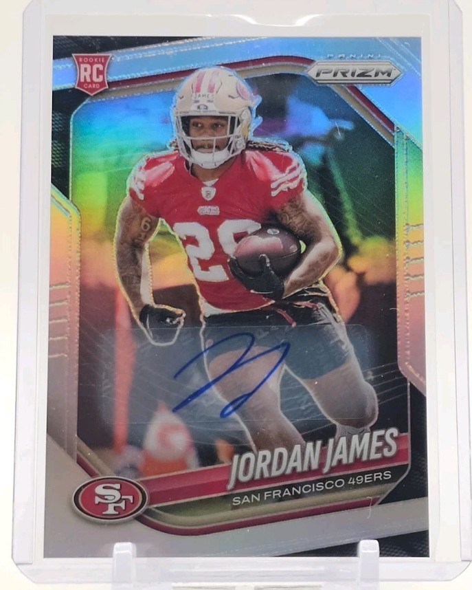 Jordan James Rookie Auto Silver Prizm - 2025 Panini Prizm #323