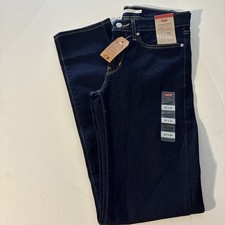  MWT Levi  s  Jeans Women Dark Blue 314 Shaping Straight W27-L32 MSRP 74.99  