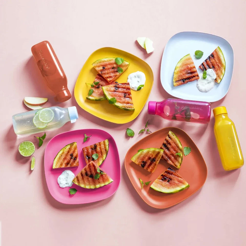 Tupperware To Go EcoEasy Eco Picknick Teller Set (4) Nr. 1534 Kinderteller - Bild 3 von 3