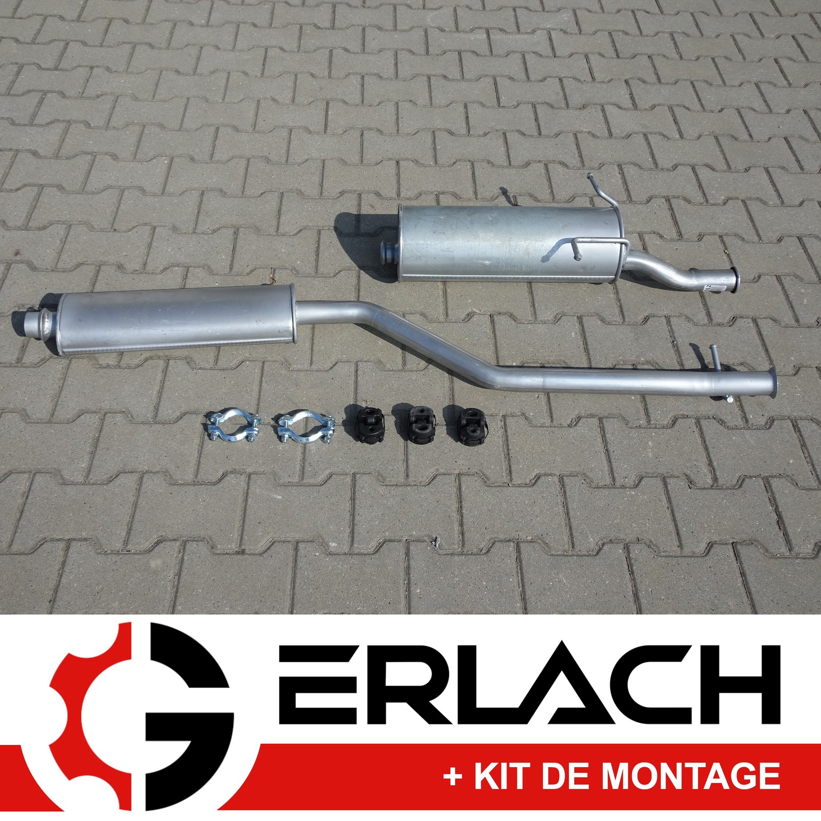 Echappement silencieux Citroen Xsara Picasso 2.0i pour longs trajets