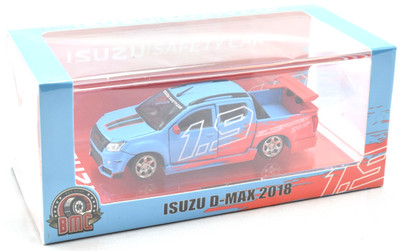 BM Creations 2018 Isuzu D-Max Low Rider - Safety Car 1:64 Diecast Car 64B0464
