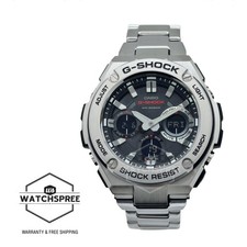 Casio G-Shock G-Steel Stainless Steel Band Watch GSTS110D-1A GST-S110D-1A