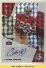 2020 Panini Mosaic Auto Mosaic Carlos Rogers #AM10 Auto READ 7zf