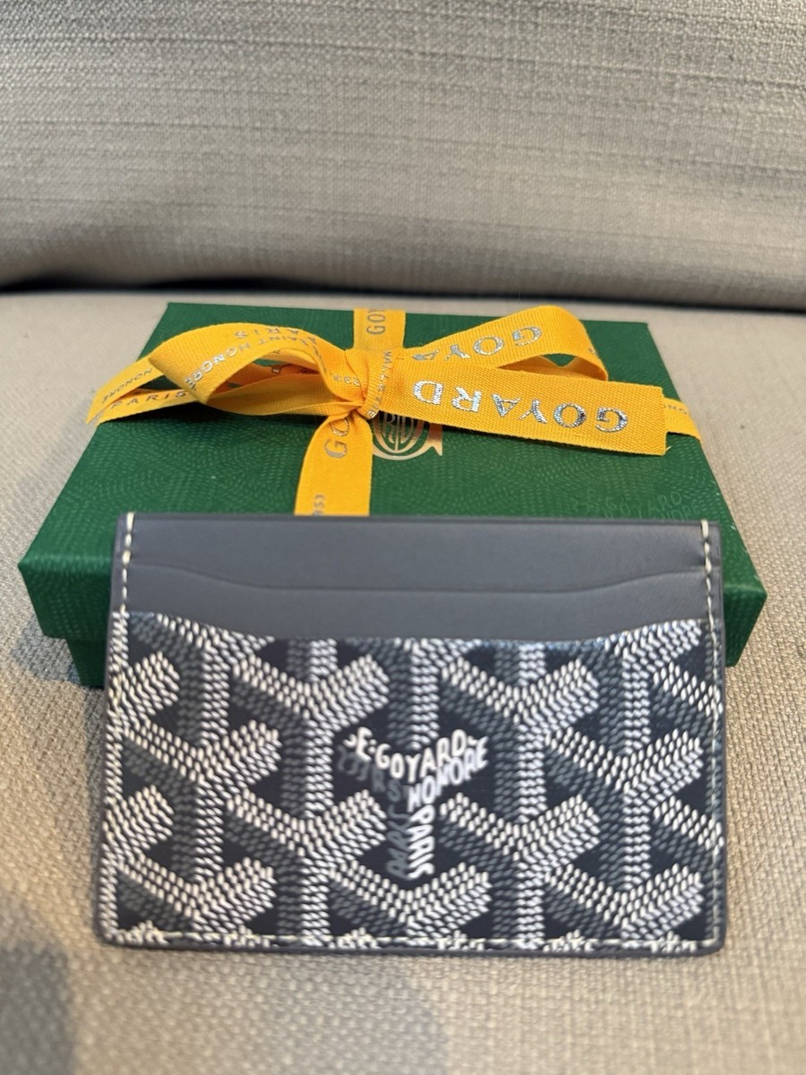Goyard Saint Sulpice Gray Card Holder Authentic ( Xmas / New Year