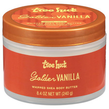 Golden Vanilla Whipped Shea Body Butter, Hydrating  Nourishing Body Lotion with