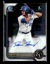 2022 Bowman #CPA-DDO Dayton Dooney Chrome Prospects Autographs Refractors #/499